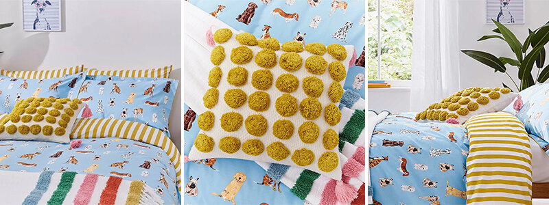 Joules Paintery Dogs Bedding Collection