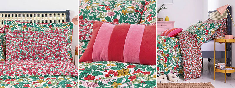 Joules Rainbow Floral Bedding Collection