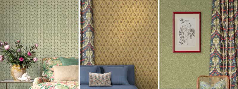 G P & J Baker House Small Prints Wallpaper Collection