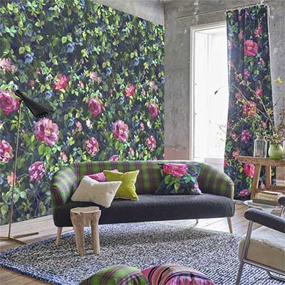 Designers Guild Tapestry Flowers Mural Collection