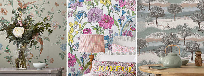 How to Make your own Wallpaper for Walls - at home with Ashley