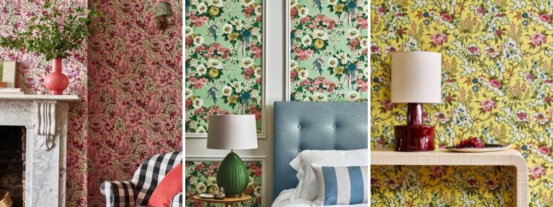 1838 Wallcoverings V&A Decorative Papers II Wallpaper Collection