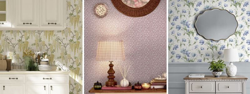 Laura Ashley Exclusive Wallpaper Collection
