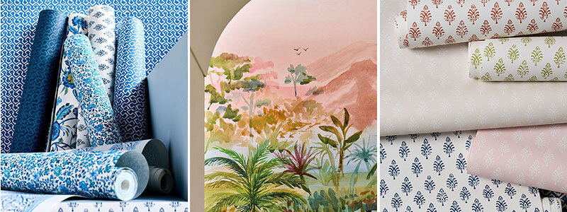 Clarke & Clarke Indira Wallpaper Collection