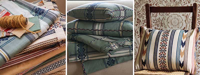 Morris & Co. x The Huntington Stripes Fabric Collection
