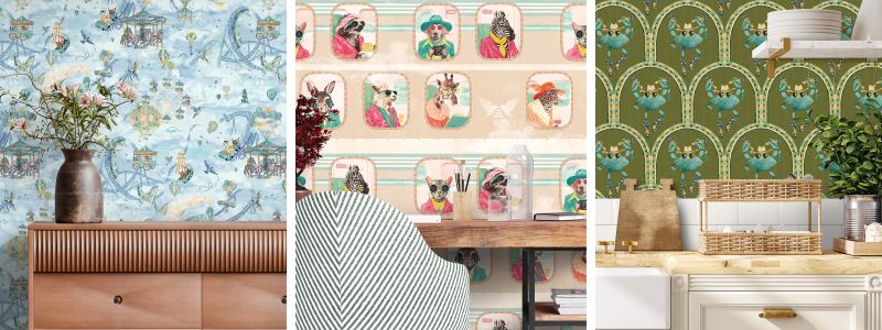 Brand McKenzie Viva Vintage Wallpaper Collection
