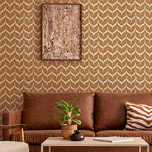 Papier peint Adderstone - Terracotta - Harlequin