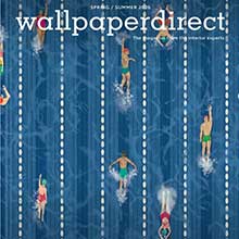Lido Wallpaper - Indigo Multi-Colour - by Isabelle Boxall