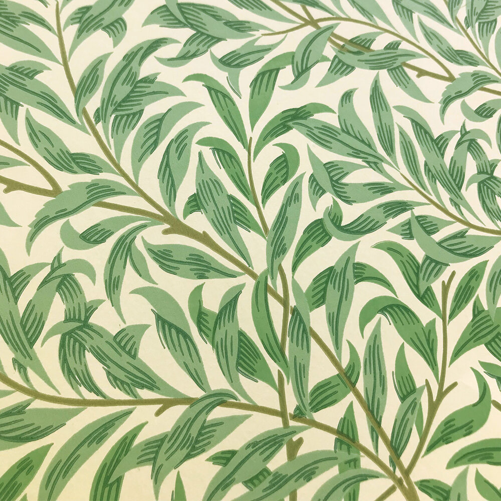 Willow Bough Minor Wallpaper - Privet - by Morris