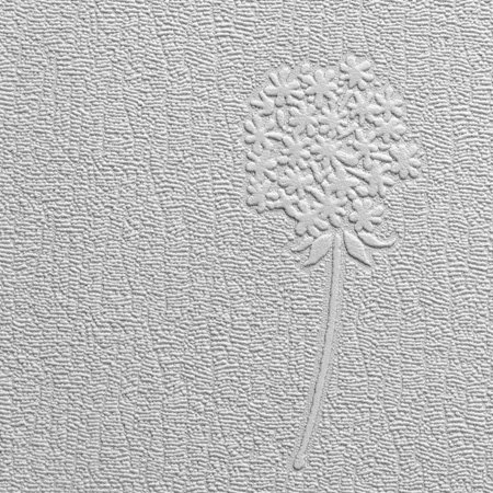 Papier peint Dandelion Blush - Blanc - Anaglypta