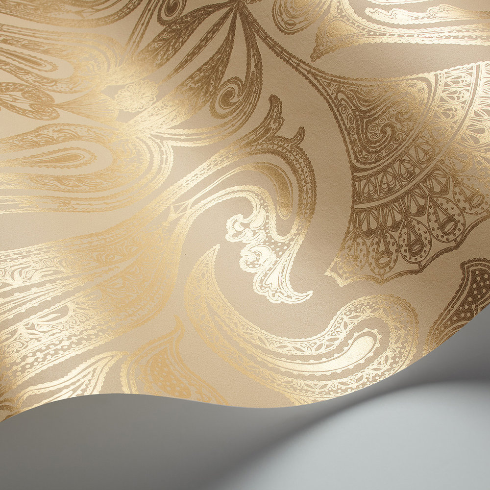 Malabar Wallpaper - Gold - by Cole & Son