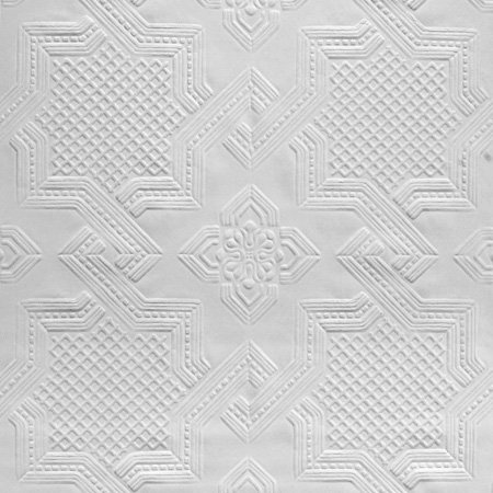 Seymour Wallpaper - White - by Anaglypta
