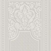 Oriental Dado Panel Wallpaper - Paintable White - by Anaglypta. Click for more details and a description.