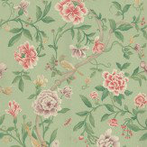 Papier peint Porcelain Garden - Rose / fenouil - Sanderson. Cliquez pour en savoir plus et lire la description.