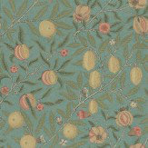 Fruit Wallpaper - Slate / Thyme - by Morris. Click for more details and a description.