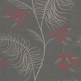 Mimosa Wallpaper - Red / Beige / Dark Brown - by Cole & Son. Click for more details and a description.