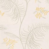 Mimosa Wallpaper - Grey / Yellow / White - by Cole & Son. Click for more details and a description.