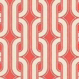 Lavaliers Wallpaper - Red - by Little Greene. Click for more details and a description.