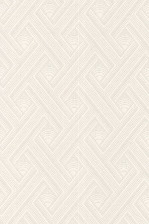 Geometric Wallpaper - White - by Superfresco