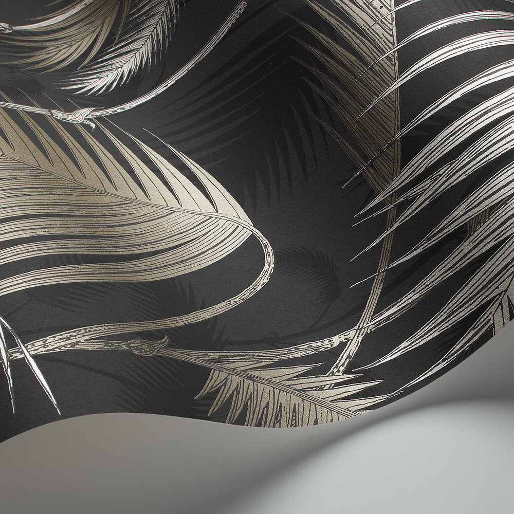 Palm Jungle Wallpaper - Metallic - by Cole & Son