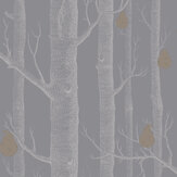 Woods by Cole & Son - Black / White - Wallpaper : Wallpaper Direct