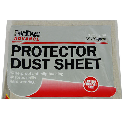 Poly Backed 12'x9' Dust Sheet Carpet Protector - by Prodec