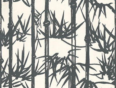 Bamboo by Farrow & Ball - Black and white - Wallpaper : Wallpaper Direct
