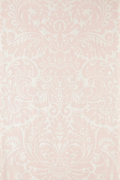 Silvergate Wallpaper - Pale Pink - by Farrow & Ball