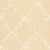 Toile Trellis Wallpaper - White / Yellow - by Farrow & Ball. Click for more details and a description.