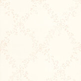 Toile Trellis Wallpaper - Pale Pink / Off White - by Farrow & Ball. Click for more details and a description.