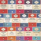 Penguin Library Wallpaper - Multi - by Osborne & Little. Click for more details and a description.