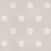 Brockhampton Star Wallpaper - White / Dark Cream - by Farrow & Ball. Click for more details and a description.