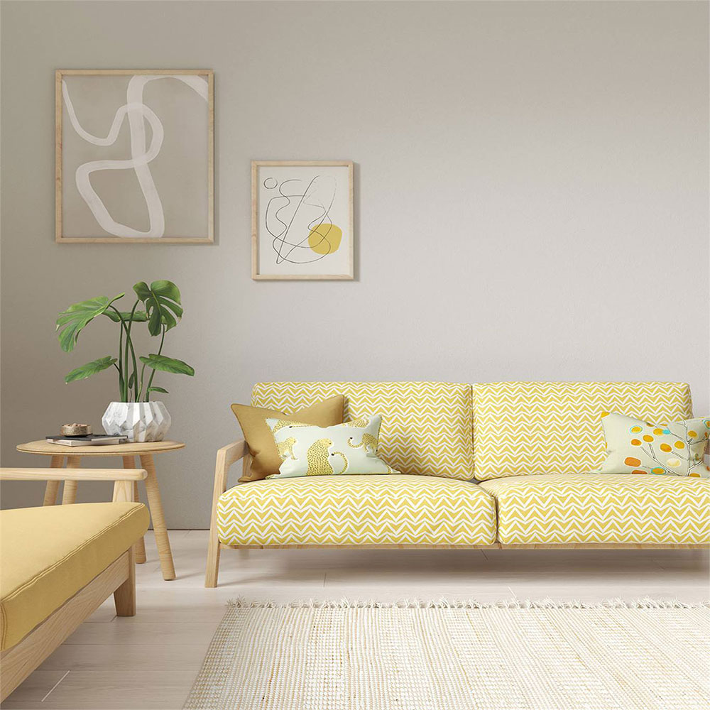 Dhurrie Fabric - Yellow - by Scion