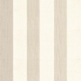 Plain Stripe Wallpaper - Stone / Cream - by Farrow & Ball. Click for more details and a description.
