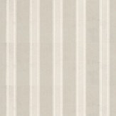 Block Print Stripe Wallpaper - Soft Grey / Off White - by Farrow & Ball. Click for more details and a description.