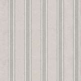 Block Print Stripe Wallpaper - Grey / White - by Farrow & Ball. Click for more details and a description.