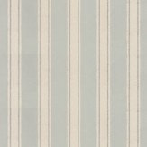 Block Print Stripe Wallpaper - Dark Duck Egg / Stone / Metallic Silver - by Farrow & Ball. Click for more details and a description.