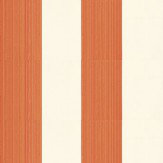 Broad Stripe Wallpaper - Cream / Orange - by Farrow & Ball. Click for more details and a description.
