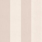 Broad Stripe Wallpaper - Pink / Off White - by Farrow & Ball. Click for more details and a description.