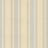 Papier peint Tented Stripe - Bleu ciel / beige - Farrow & Ball. Cliquez pour en savoir plus et lire la description.
