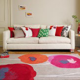 Poppies Rug - Red / Orange - by Sanderson. Click for more details and a description.