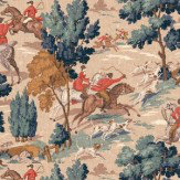 Tally Ho! Wallpaper - Biscuit - by Linwood. Click for more details and a description.