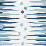 Backgammon  Wallpaper - Chalkhill Blue - by Mini Moderns. Click for more details and a description.