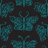 Camberwell Beauty  Wallpaper - Midnight - by Mini Moderns. Click for more details and a description.
