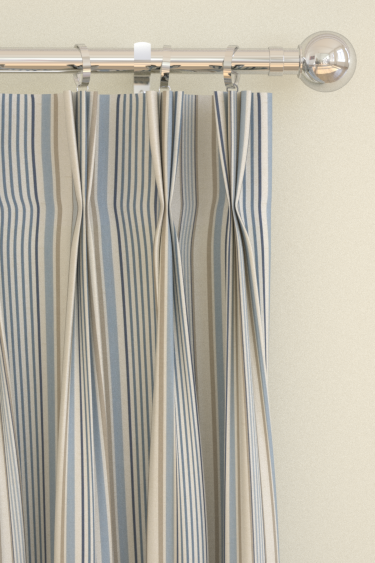 Belle Chambray Curtains - Blue - by Studio G. Click for more details and a description.