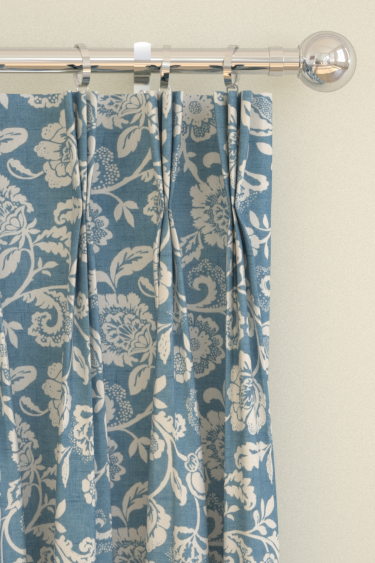 Eliza Curtains - Chambray - by Studio G. Click for more details and a description.