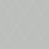 Large Georgian Rope Trellis  Wallpaper - Grey - by Cole & Son. Click for more details and a description.