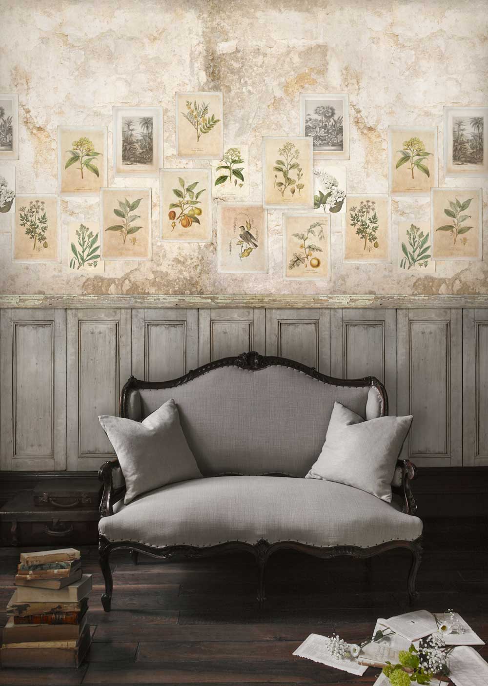 Grand Tour Mural - Neutral - by Sidney Paul & Co