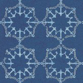 Anchor Tile Marine Wallpaper - Blue - by Barneby Gates. Click for more details and a description.