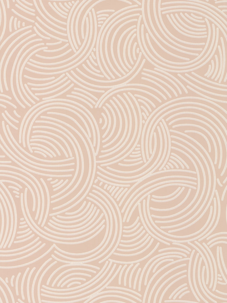 Tourbillon  Wallpaper - Pale Pink - by Farrow & Ball